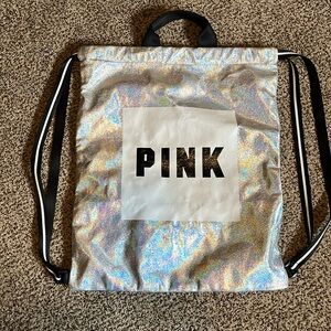 Pink sling bag